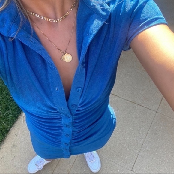 With Jean Blue Mini Dress - Picture 4 of 11